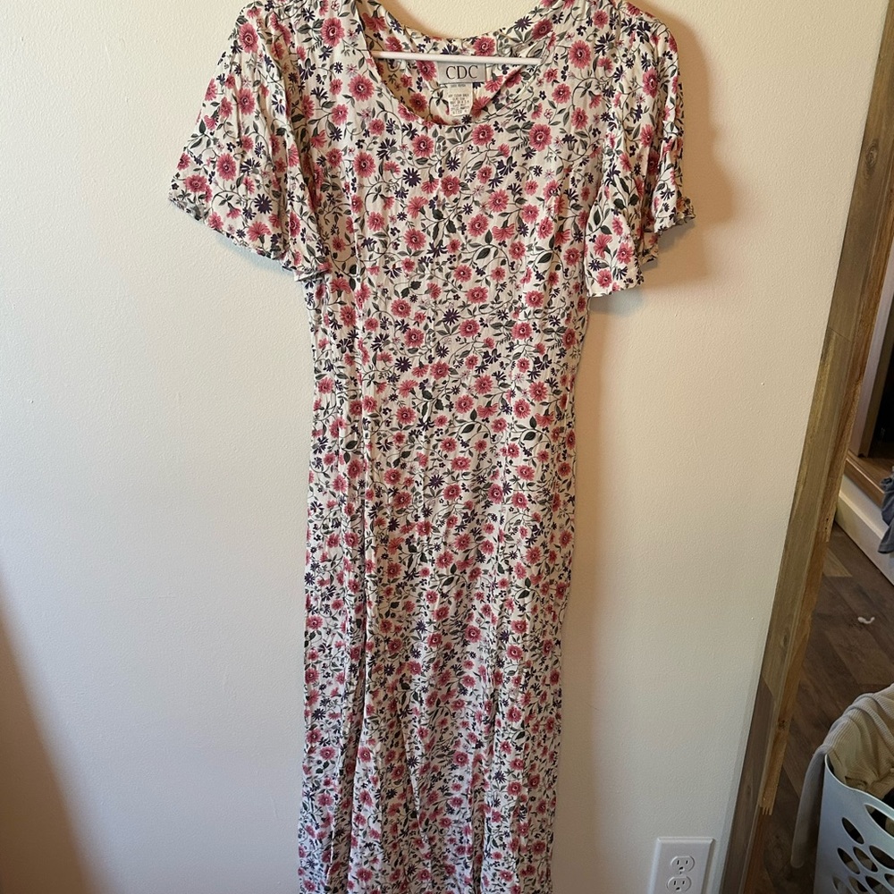 Vintage CDC Floral Dress